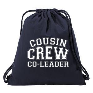 Cogiftleader Of The Cousin Crew Gift Matching Family Cousin Crew Gift Drawstring Bag