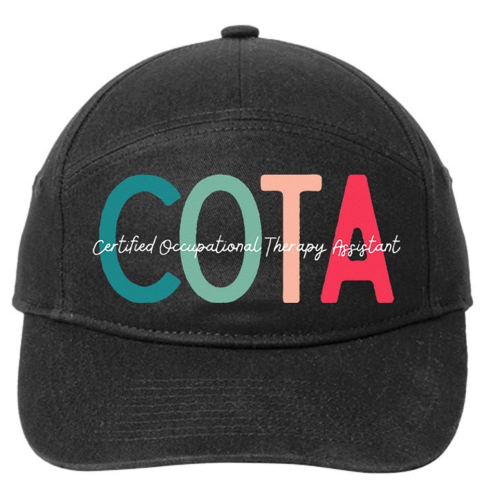 Certified Occupational Therapy Assistant for OT Month 7-Panel Snapback Hat