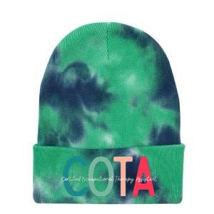 Certified Occupational Therapy Assistant for OT Month Tie Dye 12in Knit Beanie