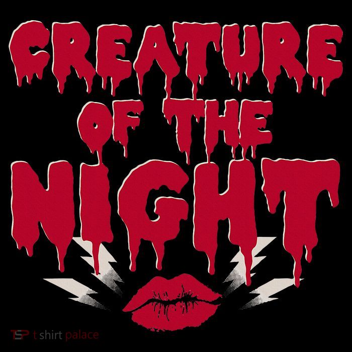 Creature Of The Night Rock Musical Horror Show Lips Drawstring Bag