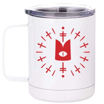 Cult Of The Lamb™ Eye Crown (Ritual) [Red] 12 oz Stainless Steel Tumbler Cup