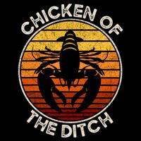Chicken Of The Ditch Crawfish Boil Party Funny Cajun Lobster Cooling Performance Crew T-Shirt