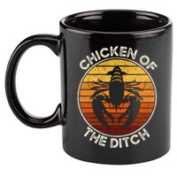 Chicken Of The Ditch Crawfish Boil Party Funny Cajun Lobster 11oz C Handle Ceramic Mug