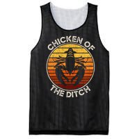 Chicken Of The Ditch Crawfish Boil Party Funny Cajun Lobster Mesh Reversible Basketball Jersey Tank