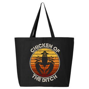 Chicken Of The Ditch Crawfish Boil Party Funny Cajun Lobster 25L Jumbo Tote