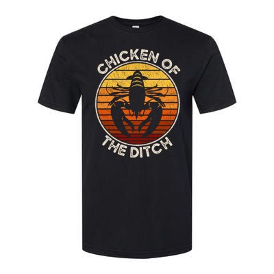 Chicken Of The Ditch Crawfish Boil Party Funny Cajun Lobster Softstyle CVC T-Shirt