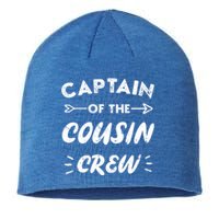 Captain Of The Cousin Crew Leader Of The Cousin Crew Gift Sustainable Beanie