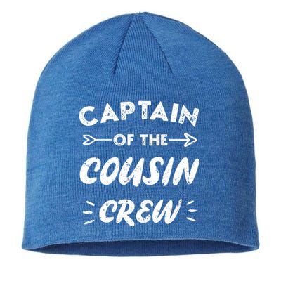 Captain Of The Cousin Crew Leader Of The Cousin Crew Gift Sustainable Beanie