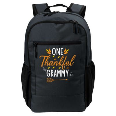 Cute One Thankful Grammy Turkey Thanksgiving Family Daily Commute Backpack