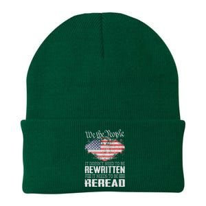 Constitution Of The Usa Needs To Be Reread Knit Cap Winter Beanie