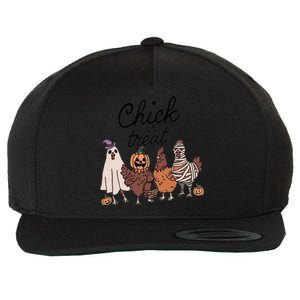 Chick Or Treat Wool Snapback Cap