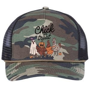 Chick Or Treat Retro Rope Trucker Hat Cap