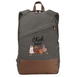 Chick Or Treat Cotton Canvas Backpack