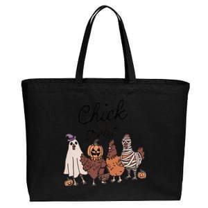 Chick Or Treat Cotton Canvas Jumbo Tote