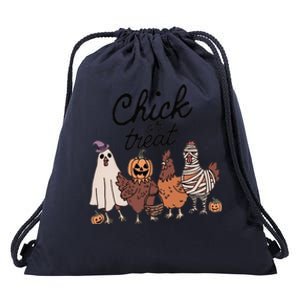 Chick Or Treat Drawstring Bag