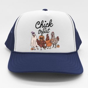 Chick Or Treat Trucker Hat