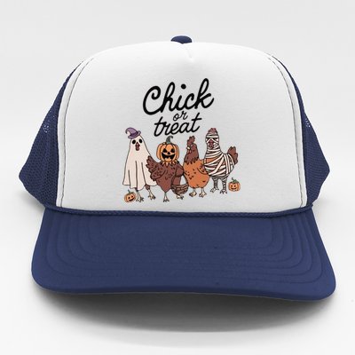 Chick Or Treat Trucker Hat