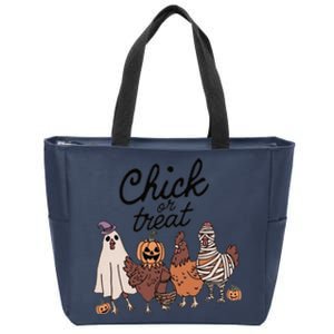 Chick Or Treat Zip Tote Bag