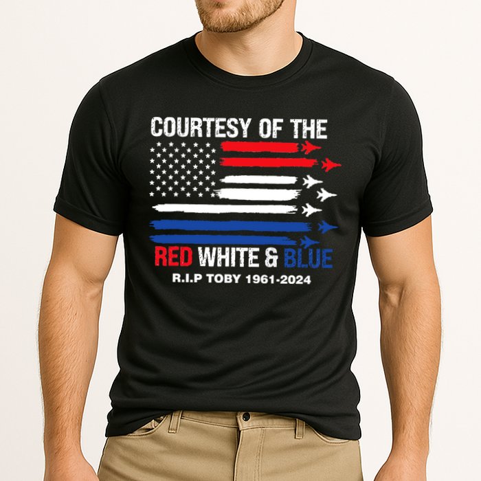 Courtesy Of The Red White And Blue Rip Toby Cooling Performance Crew T-Shirt