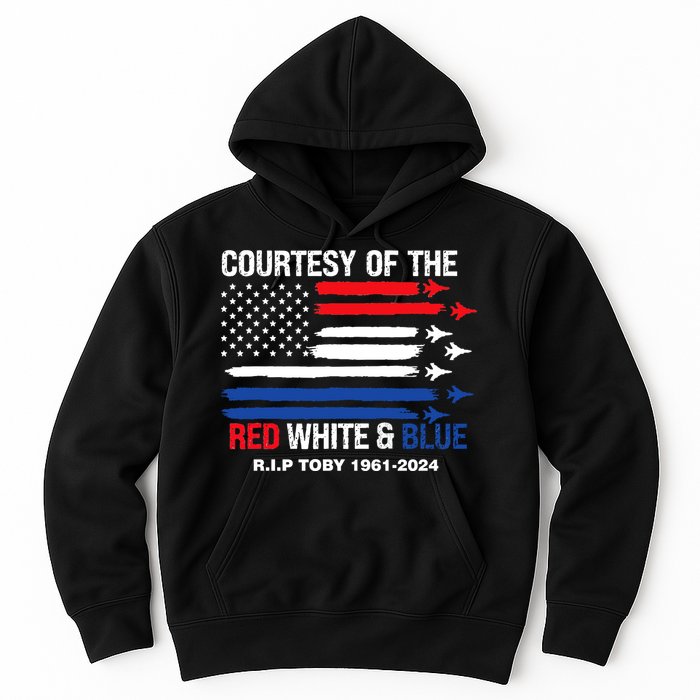 Courtesy Of The Red White And Blue Rip Toby Hoodie