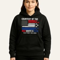 Courtesy Of The Red White And Blue Rip Toby Hoodie