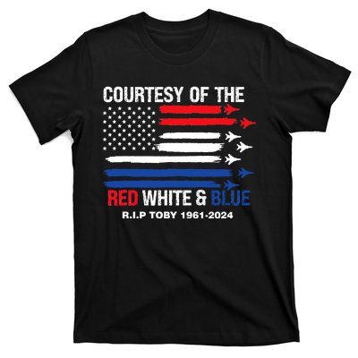 Courtesy Of The Red White And Blue Rip Toby T-Shirt