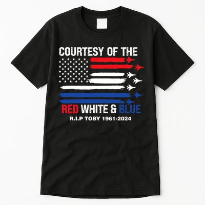 Courtesy Of The Red White And Blue Rip Toby Tall T-Shirt