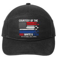 Courtesy Of The Red White And Blue Rip Toby 7-Panel Snapback Hat