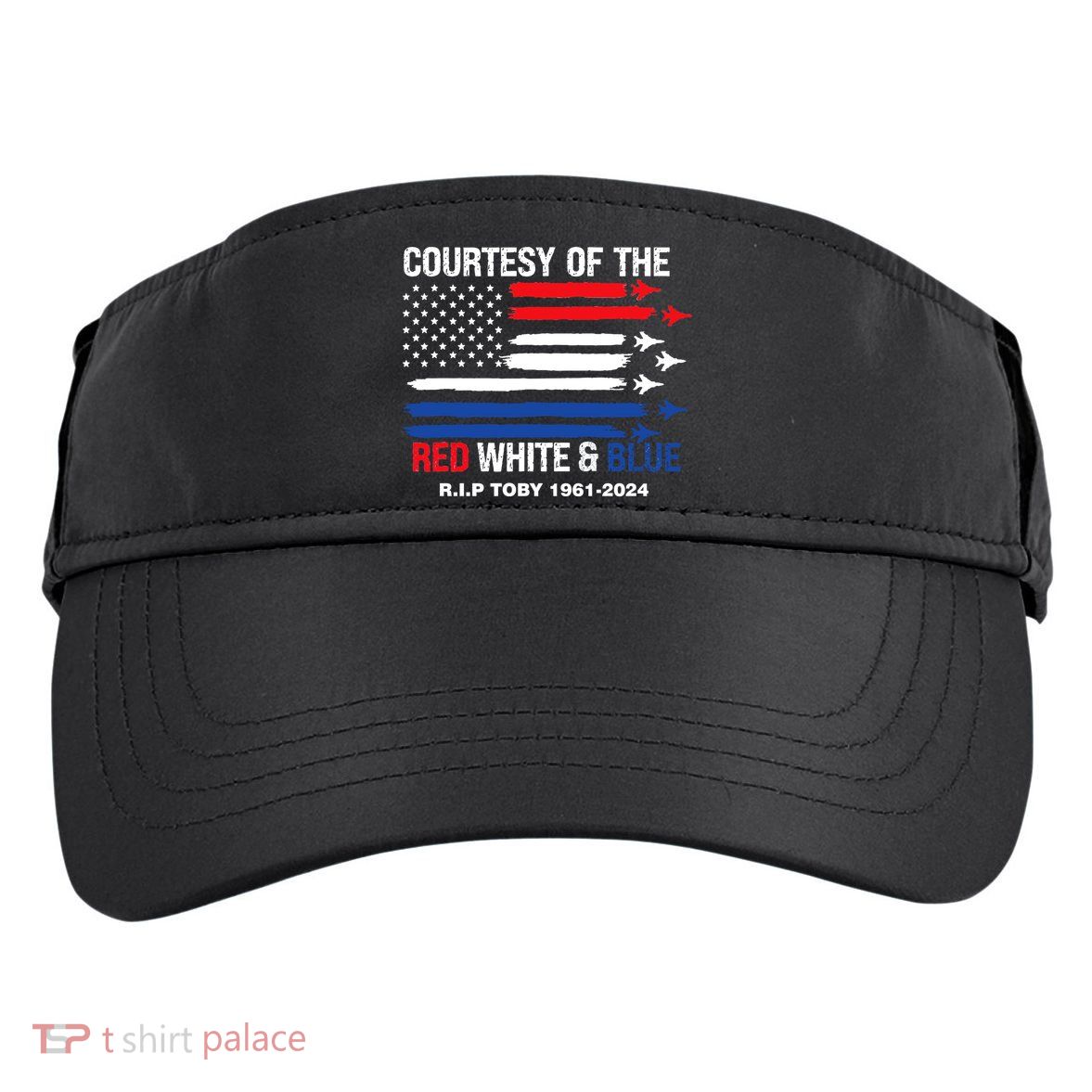 Courtesy Of The Red White And Blue Rip Toby Adult Drive Performance Visor
