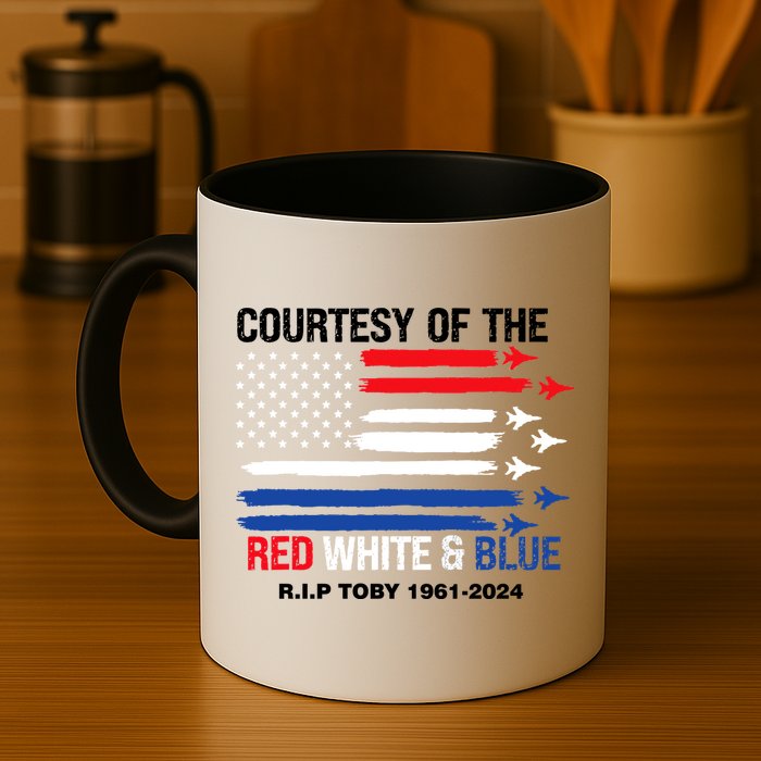 Courtesy Of The Red White And Blue Rip Toby Mug