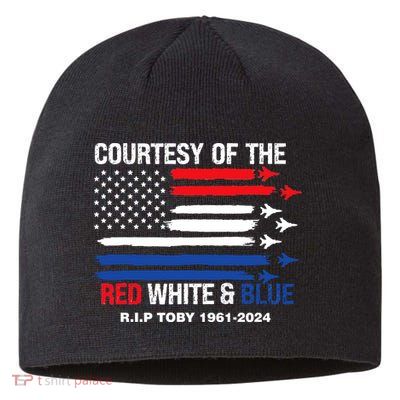 Courtesy Of The Red White And Blue Rip Toby Sustainable Beanie