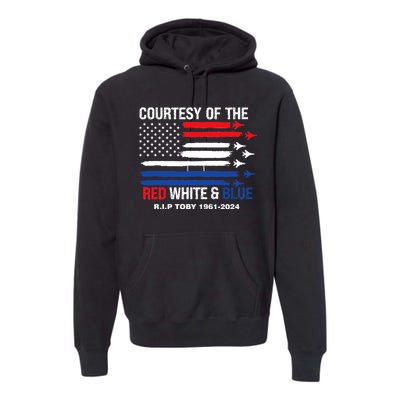 Courtesy Of The Red White And Blue Rip Toby Premium Hoodie