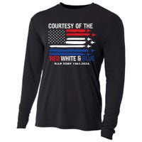 Courtesy Of The Red White And Blue Rip Toby Cooling Performance Long Sleeve Crew