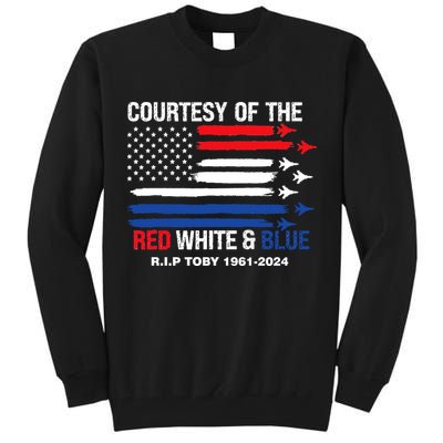 Courtesy Of The Red White And Blue Rip Toby Tall Sweatshirt