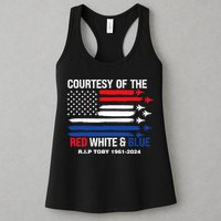 Courtesy Of The Red White And Blue Rip Toby Womens Tank Top