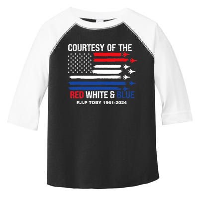 Courtesy Of The Red White And Blue Rip Toby Toddler Fine Jersey T-Shirt