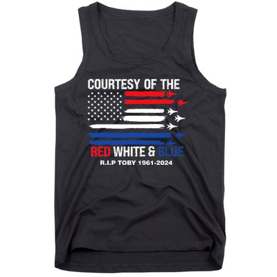 Courtesy Of The Red White And Blue Rip Toby Tank Top