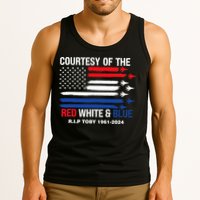 Courtesy Of The Red White And Blue Rip Toby Tank Top