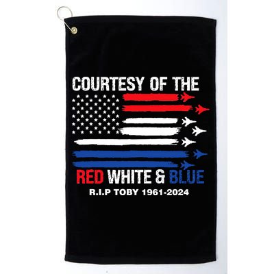 Courtesy Of The Red White And Blue Rip Toby Golf Towel