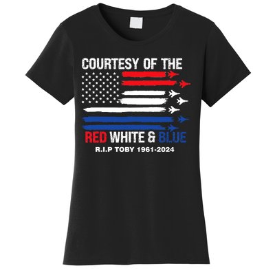 Courtesy Of The Red White And Blue Rip Toby Women's T-Shirt