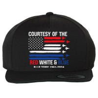 Courtesy Of The Red White And Blue Rip Toby Wool Snapback Cap