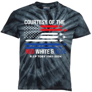 Courtesy Of The Red White And Blue Rip Toby Kids Tie-Dye T-Shirt