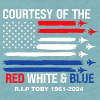 Courtesy Of The Red White And Blue Rip Toby Sueded Cloud Jersey T-Shirt