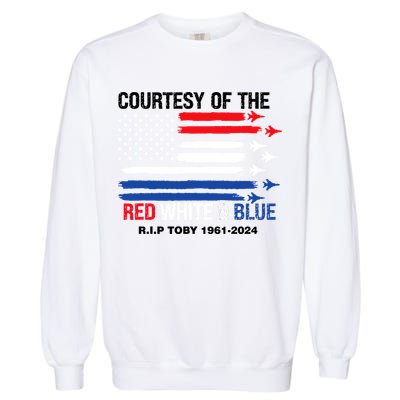 Courtesy Of The Red White And Blue Rip Toby Garment-Dyed Sweatshirt