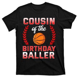 Cousin Of The Birthday Boy Basketball Bday Celebration T-Shirt