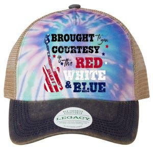 Courtesy Of The Red White And Blue Western Country Music Legacy Tie Dye Trucker Hat