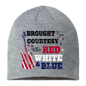 Courtesy Of The Red White And Blue Western Country Music Sustainable Beanie