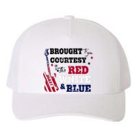 Courtesy Of The Red White And Blue Western Country Music Yupoong Adult 5-Panel Trucker Hat