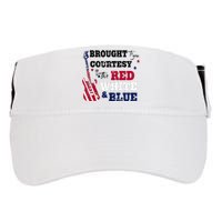 Courtesy Of The Red White And Blue Western Country Music Adult Drive Performance Visor