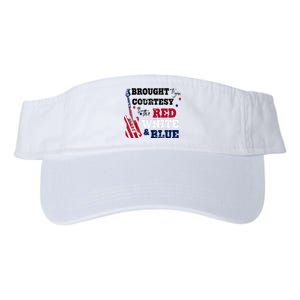 Courtesy Of The Red White And Blue Western Country Music Valucap Bio-Washed Visor